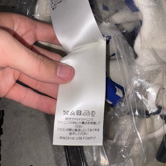 LOUIS VUITTON Casual Shorts Blue Blue and white wool oversize Bermudas SZ XS - Picture 9 of 11